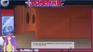 Muscular redhead bodybuilder in anime cartoon game part 143