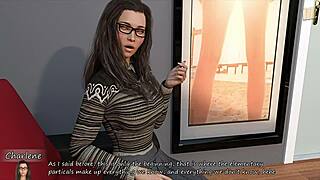 Big City Pleasures: Earning Money by Posing for Sexy Brunette Photographer Cassie