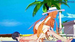 i fucked pecorine and karyl intense, hentai style