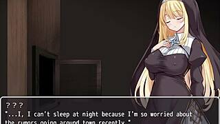 Passion of sister Christina involving group activities and games in anime style