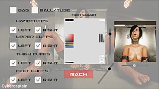 this 3d metal bondage fetish game is intense.