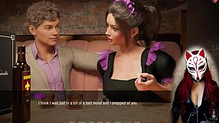 Kate 11 Cosplay Maid In Stockings And Redhead Costume