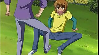 The story of the perverted chikan: the animated porn with a foot fetish