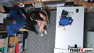 I Bet Taylor May Won’t Steal Again After Office Punishment. That Cock Was Brutal.