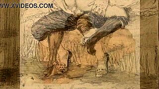 vintage erotic drawings, those retro cartoons and anime hentai vibes