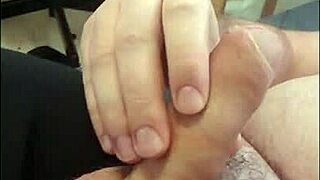 hot guy gets completely drenched in cum