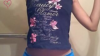 aww, check this cute skinny indian brunette in her sexy self vid! 😍