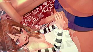 Hermanastra caliente esta de visita y quiere probar tener una gran polla en su cuerpo