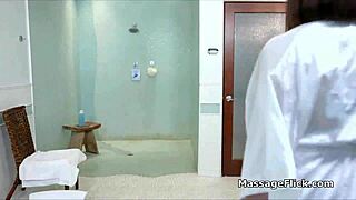 threesome oily pussy massage for bikini besties