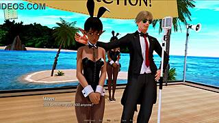 Exploring harem hotel in game episode 305