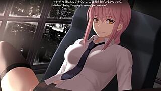 Makima getting creampie in anime hentai 😍