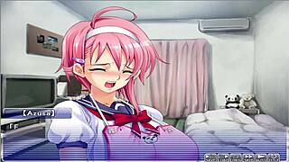 i'm groping her in apartment of love ep 5, but it's hentai anime