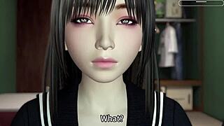 Wow, japanese teen in threesome with friend and stepbrother!