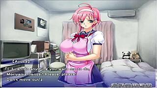 i'm groping her in apartment of love ep 5, but it's hentai anime