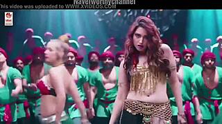 tamanna and zara swing together, their gorgeous deep navels shaking in this adorable performance.