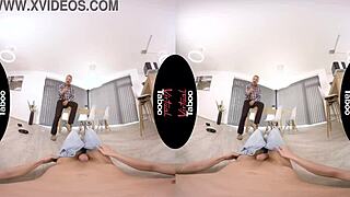 Gorgeous Blonde With Tanned Body Teases Herself Playfully