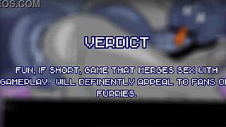 tailbound review of 8-bit gay furry game with ass licking