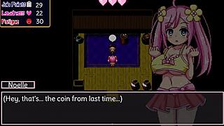 Noelle Uses Toys For Intense Blowjob And Handjob