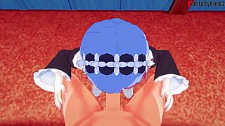 i suck and fuck rem's big boobs