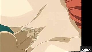 The horny MILF begs for a creampie in this anime hentai.