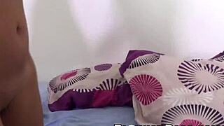 bubble butt babe toys pussy while getting slammed hard. her moans fill the room!