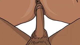 African Couple Gets Wild in Drawing Session Part 2