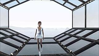 Yo, check out this cute brunette in Fallout 4 fashion 204