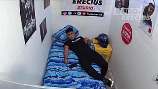 Latina Teen Neighbor Escapes Home for Intense Quickie Creampie Session