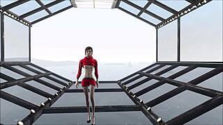 Yo, check out this cute brunette in Fallout 4 fashion 204