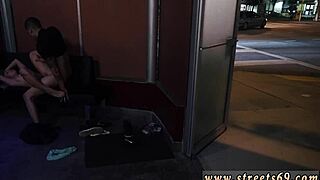 Cute tiny 18+ amateur valerie white is bound for an extreme double blowjob outdoors