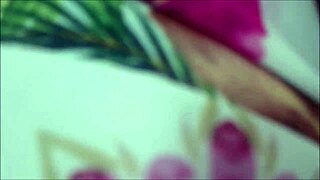 Wonderful sexy feet trying on sandals in the shoe shop