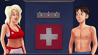 Summertime saga, blow that monster cock now!