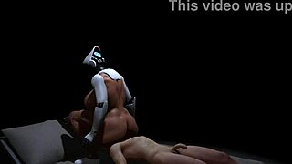 Haydee dominates in face sitting parody with curvy 3D anime action.