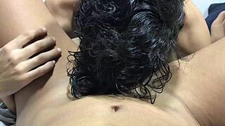 Mariangel Belle's ass fingering leads to intense cum in doggystyle