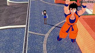 Dragon Ball Zex 2: Android 18 Bikini Fuck with Android 21