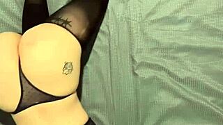 Look down at my sexy lingerie from above