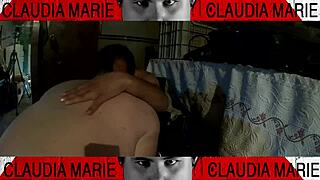 Curvy woman and gay friend get intimate at parents' house