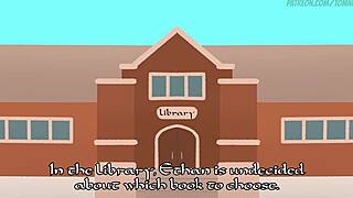 Library Romance with Tomni Character