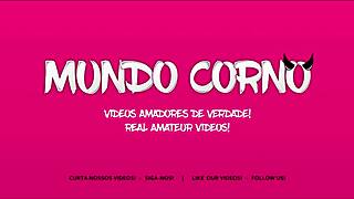 hot young girl in a wild party with well-endowed guys