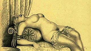 Vintage Erotic Drawings Collection