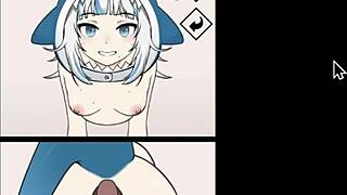 Teen 18+ guzzles huge cum from monster cock in 3d cartoon creampie.