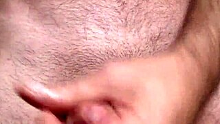 Provocative Hard Cock Cumming During Intense Masturbation, Reaching Orgasm