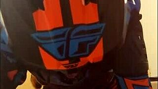 Mx gets wild with biker anal action and solo play. Boots and costumes add extra heat!