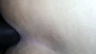 Does this fat bbw latina cum and piss in her ass?