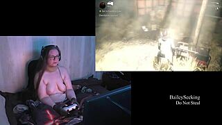 Naked alan wake play through part 10 with big tits and lesbians!