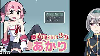 playing magic unability girl akari trial with machine translated subtitles as silent v ghost.