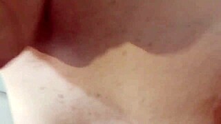 milf getting fucked on the bathroom counter