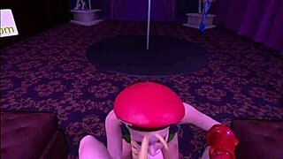Cammy White Rides Cock in Virtual Reality Game Cosplay