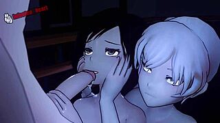 Casual-Narrative team rwby dives into a wild orgy with intense fingering action