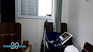 Latina mature woman enjoys cock in her ass from behind